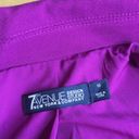 New York & Co. One Button Blazer, Zipper Pockets, Magenta Pink, Size 10 Photo 4