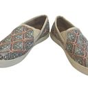 Joie  Sneakers Bohemian Huxley Slip-On Woven Canvas Geometric Pattern, 6.5 Photo 4