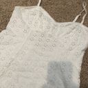 EXPRESS White Lace Mini Dress Photo 2