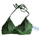 Robin Piccone  Lily basil classic bikini top size XS NEW $98 Photo 1