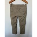 prAna  Halle Straight Pant Hiking Mid Rise Roll Up Leg Pants Tan Women Sz 8 Photo 1