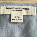 BeachLunchLounge  collecties Arianna Light Blue Tie Front Women's Blouse Small Photo 2