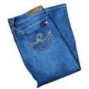 Seven7 Medium Wash Girlfriend Denim Capri Jeans Size 8 Photo 4