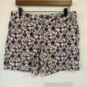 The Loft  Floral Linen/Cotton Blend Shorts 6in Inseam Size 6 Photo 0