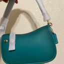 Coach Originals swinger 20 Leather Clutch Shoulder Bag ~NWT~ Bright Green C2643 Photo 12