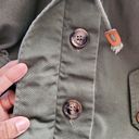 Jennifer Moore Navie Women's Green Bat Wing Short Canvas Jacket Size S Photo 4