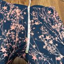 Sweaty Betty  The Power Legging Yoga Pants XS Green Pink Star Floral Side Pocket Photo 9