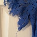 Blue Lace Maxi Dress Size L Photo 2