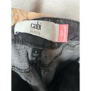 CAbi  Slim Boyfriend Jeans Black Distressed Shadow Wash #3749 Size 6 Photo 7