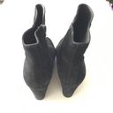 via spiga ‎ 'Diarra' Wedge Bootie Ankle Boots Black Suede Womens Size 8.5 Booties Photo 5