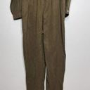 Good American  Army Green Utility Good Cinched Waist Jumpsuit Size Large Photo 4