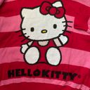 Sanrio Hello Kitty Red and Pink Striped Sweater XL Photo 2