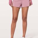 Lululemon  Speed Up Short High Rise 2.5” Figue Stretch Zip Pocket Purple Pink 6 Photo 2