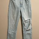 Abercrombie & Fitch  Curve Love Ultra High Rise 90s Straight Jean- Size 2 (26R) Photo 4