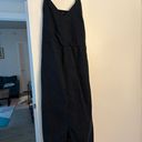 Saks 5th Avenue Black Linen Blend Sheath Dress Photo 1