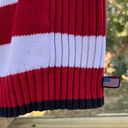 Karen Scott  Vintage Red White And Blue American Flag Theme Sweater Size M Photo 2