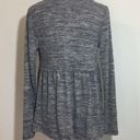 Isabel Maternity NWOT Maternity Dark Heather Gray Soft Pleated Top Photo 2