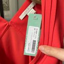 Cooper and Ella NWT  Coral Orange Tank Sleeveless Blouse Shell $128 M Photo 3