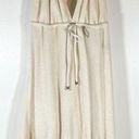 Ralph Lauren  Ivory Terry Empire-Waist Halter Cover-Up Dress Size Small Photo 0