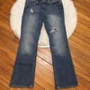 Apt. 9  Studded fold Down pocket bootcut jeans Photo 1