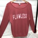 Flawless Oversized “” Print Lightweight Pullover Shirt Photo 0