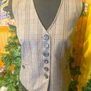 Relativity New womens small steampunk plaid vest Photo 0