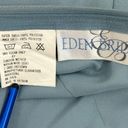 Eden Bridals V Back Sleeveless Top Slate Blue 8 Tank Trumpet Zipper Photo 8