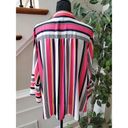 Est. 1946  Women Multicolor Polyester Collared Long Sleeve Button Down Shirt 20W Photo 7