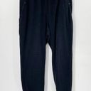 Patagonia  Vintage Synchilla Fleece Pants Size L Black Elastic Waist Snap Pockets Photo 0