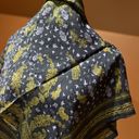 Beautiful Vintage Silk Scarf. Blue Photo 3