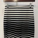 Brat Star Black and White Stripe Pencil Skirt - Size M Photo 2