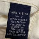 Vanilla Star Jeans Vanilla Star White Denim Distressed Raw Hem Jean Mini Skirt Women's Size 7 Photo 4