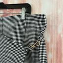 Cider Black Houndstooth Mid Waist Mini Skort Photo 5