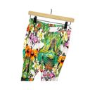 Bebe  Frankie Point Joggers SIZE XS Green Floral Zip Pocket Stretch Waist NEW Photo 1