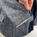 Tommy Hilfiger  Soft Fabric Mix Media Cotton Mix Blazer raw hem size Large Photo 6