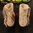 ALLSAINTS 💕💕 Layla Suede Fringe Boots ~ Cognac Sand Brown ~ 38 NWT (No Box) Photo 11