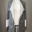 BCBGMAXAZRIA  Convertible Detachable Open Jacket Size Small Grey Casual Photo 0