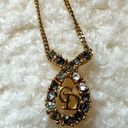 Christian Dior Vintage DIOR Gold and Gemstone Necklace Photo 0