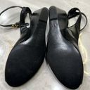 Ralph Lauren | Black Sling Back Wedges With Ankle Strap Size 8.5 Photo 10