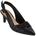 Comfortview NEW  The Breanne Black Slingback Heels  7WW Photo 0