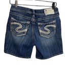 Silver Jeans Silver Women’s Suki Mid Rise Jeans Shorts Size 28 Photo 7