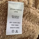 Lush Clothing Double V Sleeveless Sweater Faux Knot Front Size Large In Latte Tan By Lush Photo 8