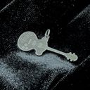 Tous  Guitar Pendant Life is Music Kyle Minogue Stainless Steel 2000s Vintage Y2K Photo 4