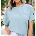 Shop The Mint All I Could Ask For Sage Green Ribbed Top from Photo 3