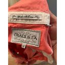 GRACE IN LA  Womens Shirt Sz M Western Rodeo Snap Front Embroidered Pink Cotton Photo 7