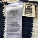 Madewell Sweater Wide Rib Turtleneck Chunky Knit Classic Indigo Stripe S NWT New Photo 8