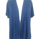 Lane Bryant  Fun & Flirty Cotton Blend Cardigan Navy Sz 14 Photo 0