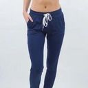 Zyia  Active Cozy Jogger Pants Navy Blue Women's Size XS Photo 0