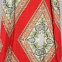 Renee C . Womens Shift Dress Size L Red Bandana Print Spaghetti Strap Scoop Neck Photo 7