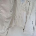 Skinny Girl white faux leather motto jacket Size Large Photo 5